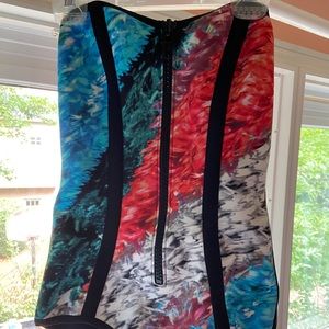 Peter Pilotto One Piece with Wetsuit Material!